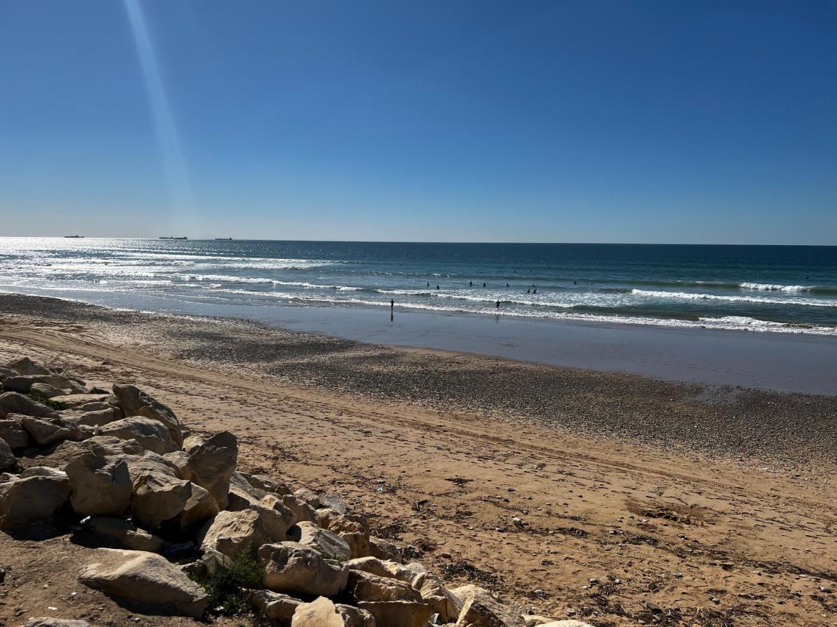 The Blue Pearl-Sensational Beach Apartment In Aourir Agadir Esterno foto